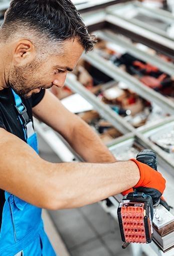 Installation menuiseries aluminium